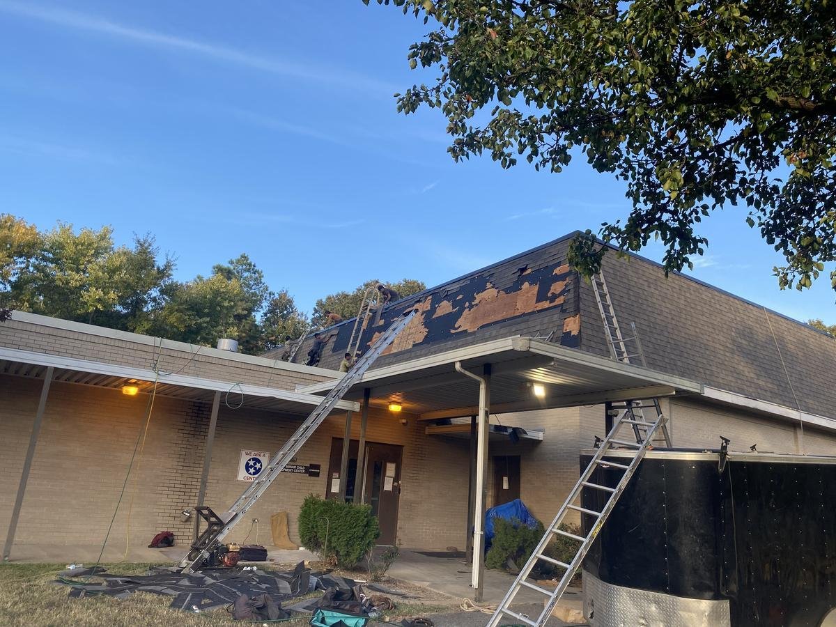 Finished roof replacement Hernando MS